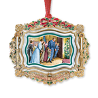 2011 White House Christmas Ornament, Santa Visits the White House