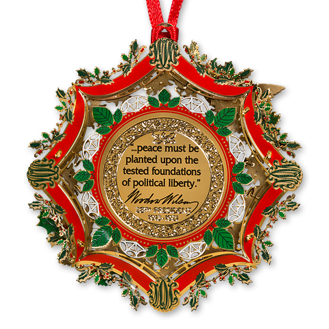 2013 White House Christmas Ornament-The American Elm Tree-Back.