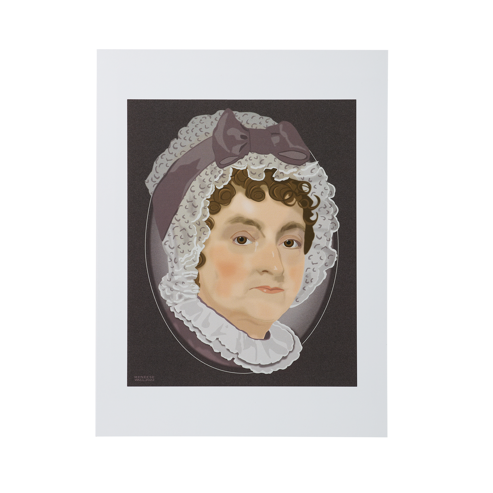 First Lady Portrait Art: Abigail Adams Print