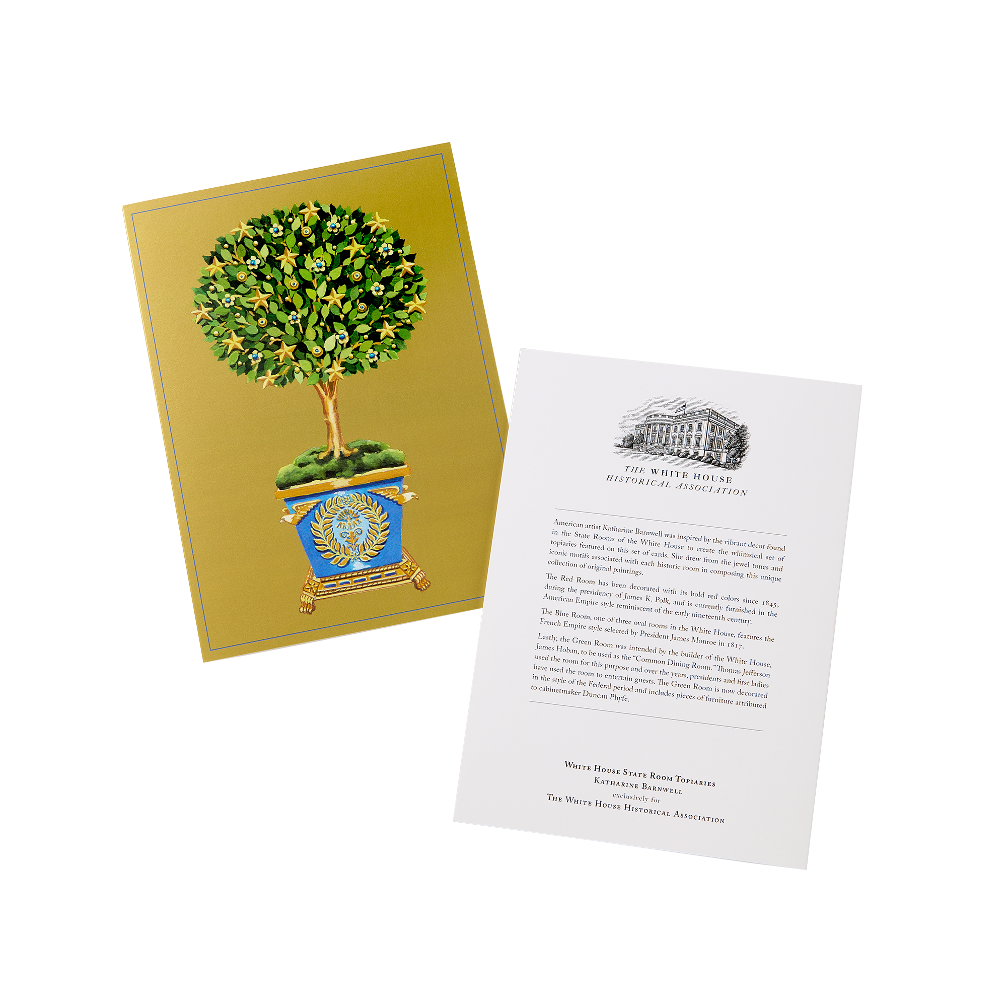 State Room Topiary Note Cards