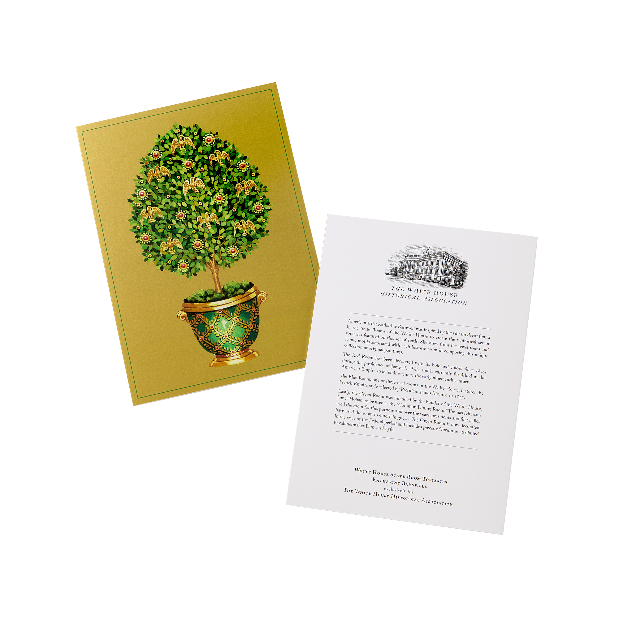 State Room Topiary Note Cards