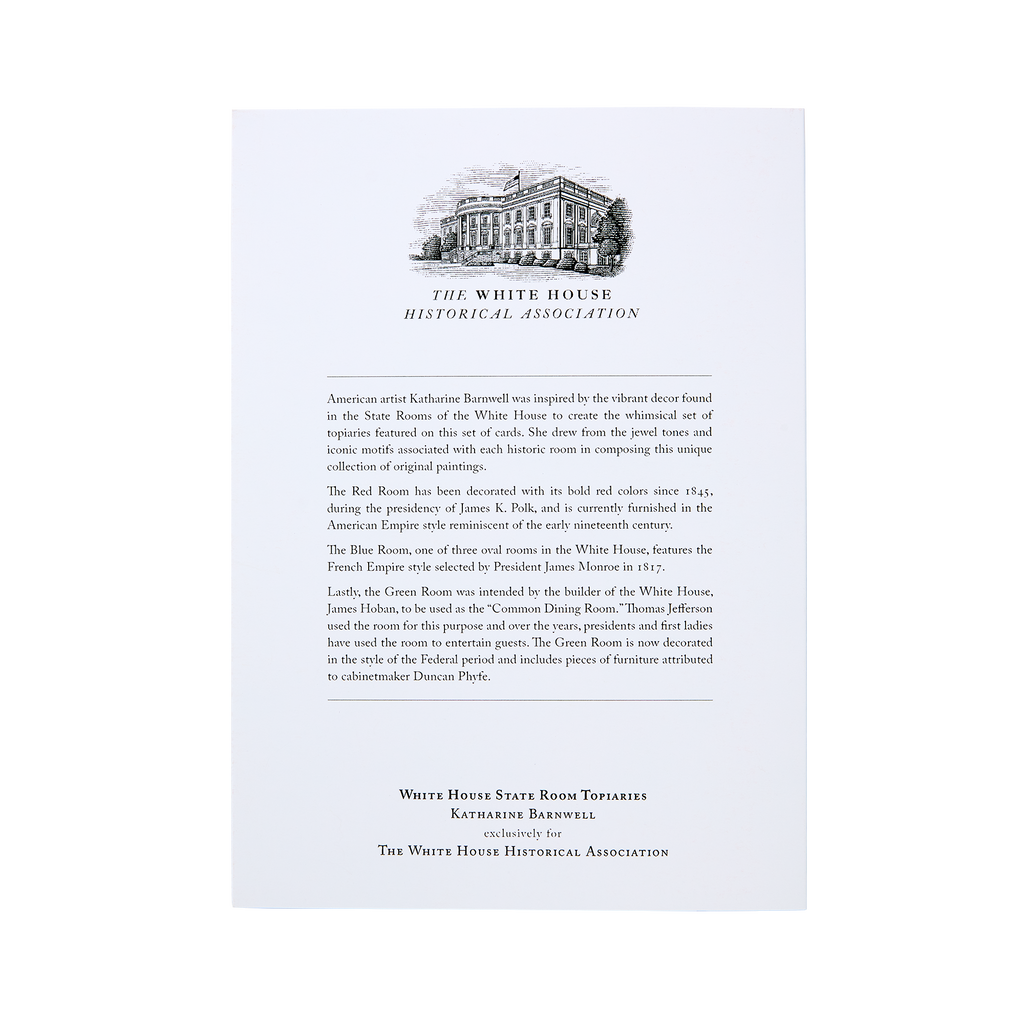 State Room Topiary Note Cards