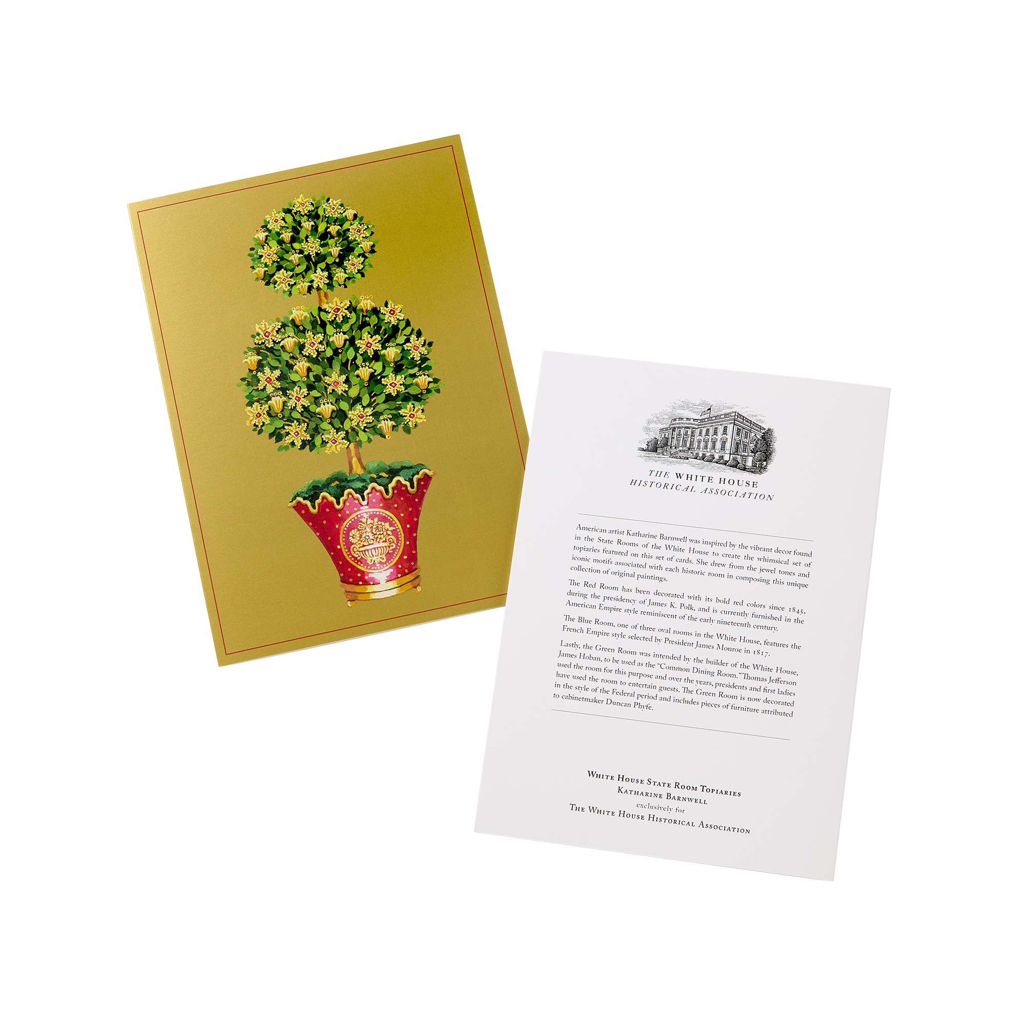 State Room Topiary Note Cards