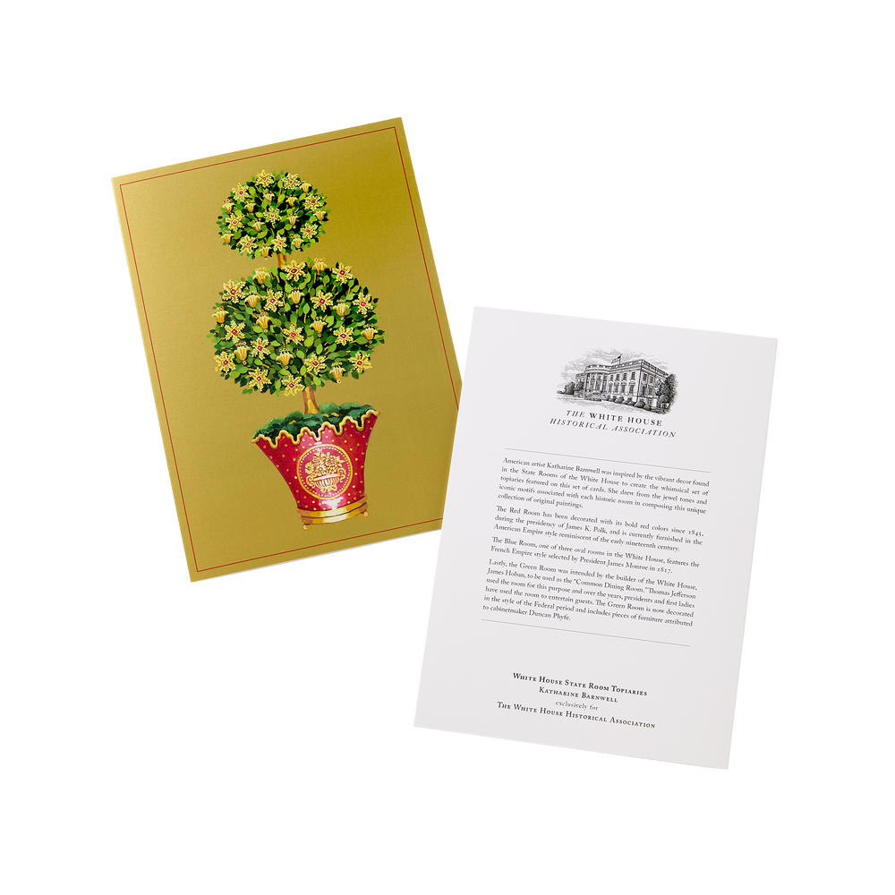 State Room Topiary Note Cards