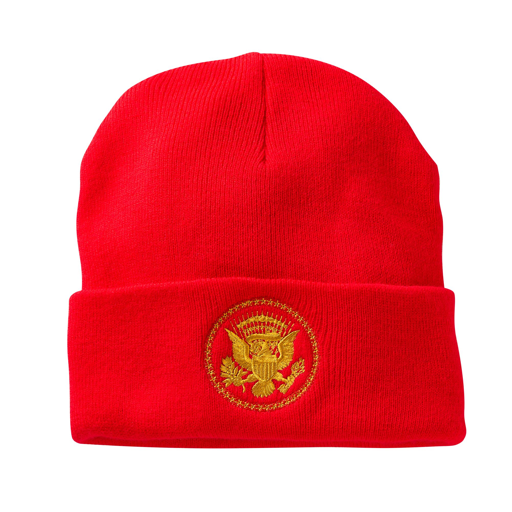 Red Truman Seal Beanie