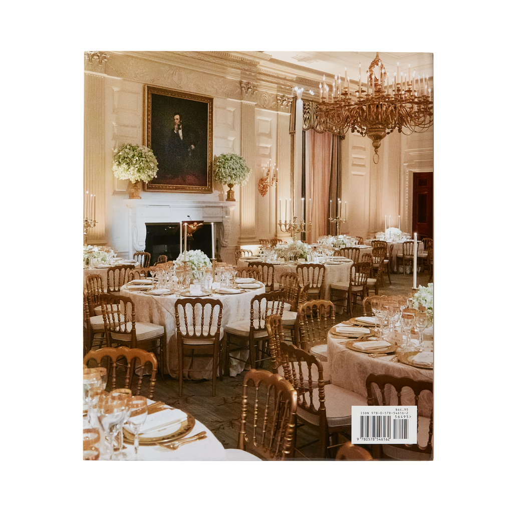 Entertaining At The White House Book-back-cover