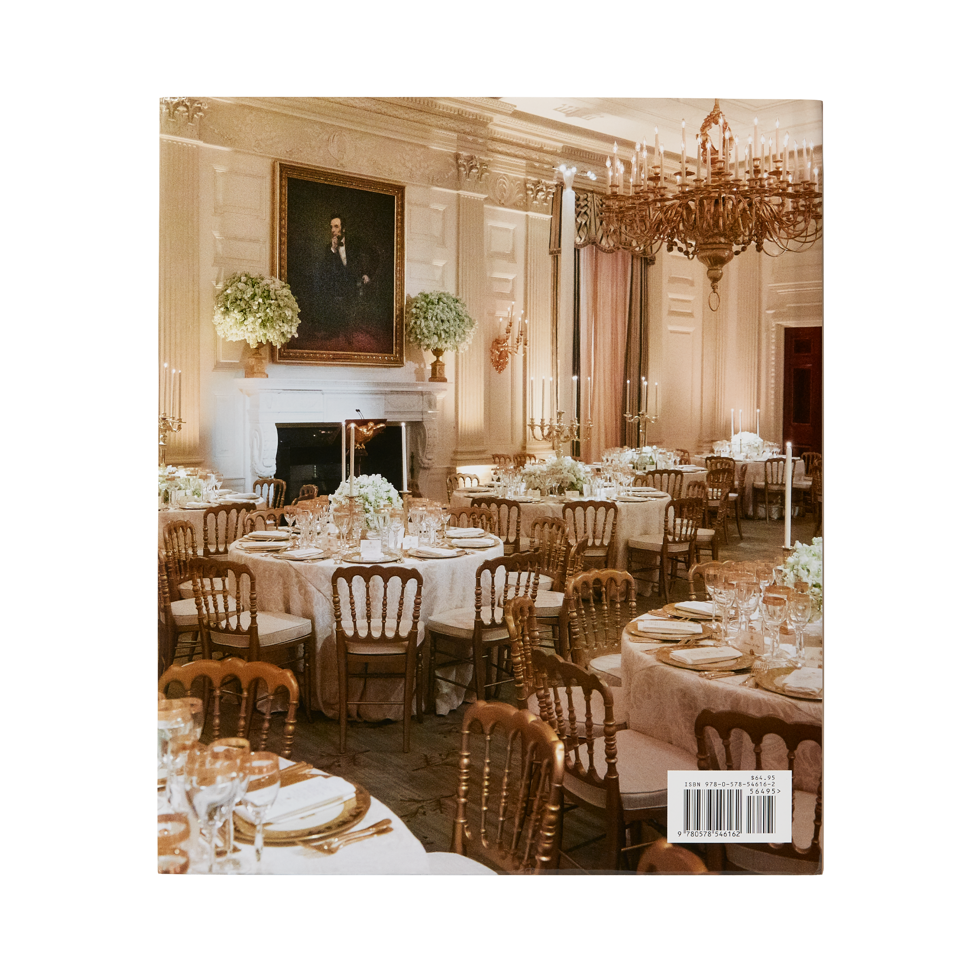 Entertaining At The White House Book-back-cover