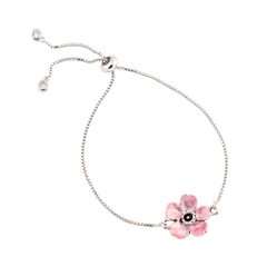専用 SAKURAのアーチ bracelet⌖1064 他 WOSTU 925 Sterling Silver Original Pink Sakura Bracelet