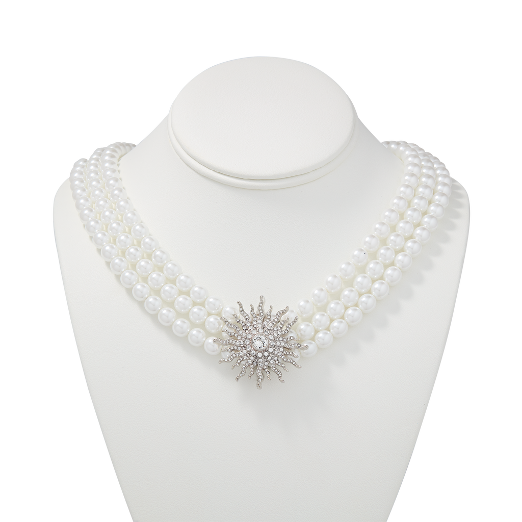 First Lady Jacqueline Kennedy's Three-stranded pearl necklace