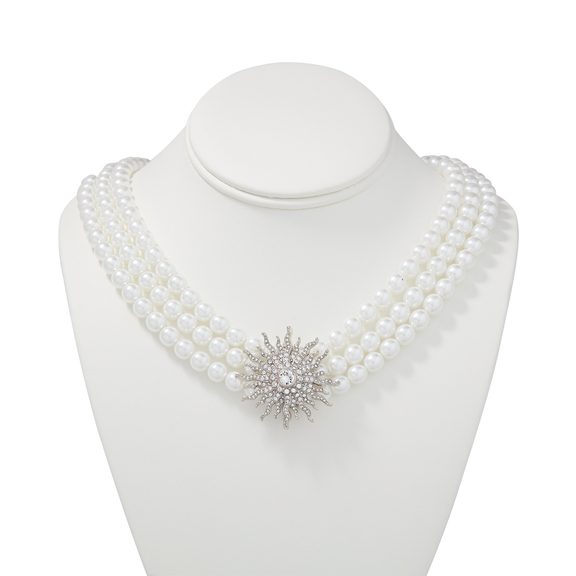 First Lady Jacqueline Kennedy's Three-stranded pearl necklace