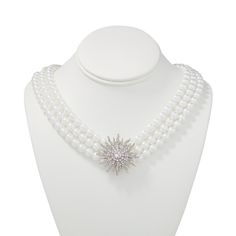 First Lady Jacqueline Kennedy's Three-stranded pearl necklace
