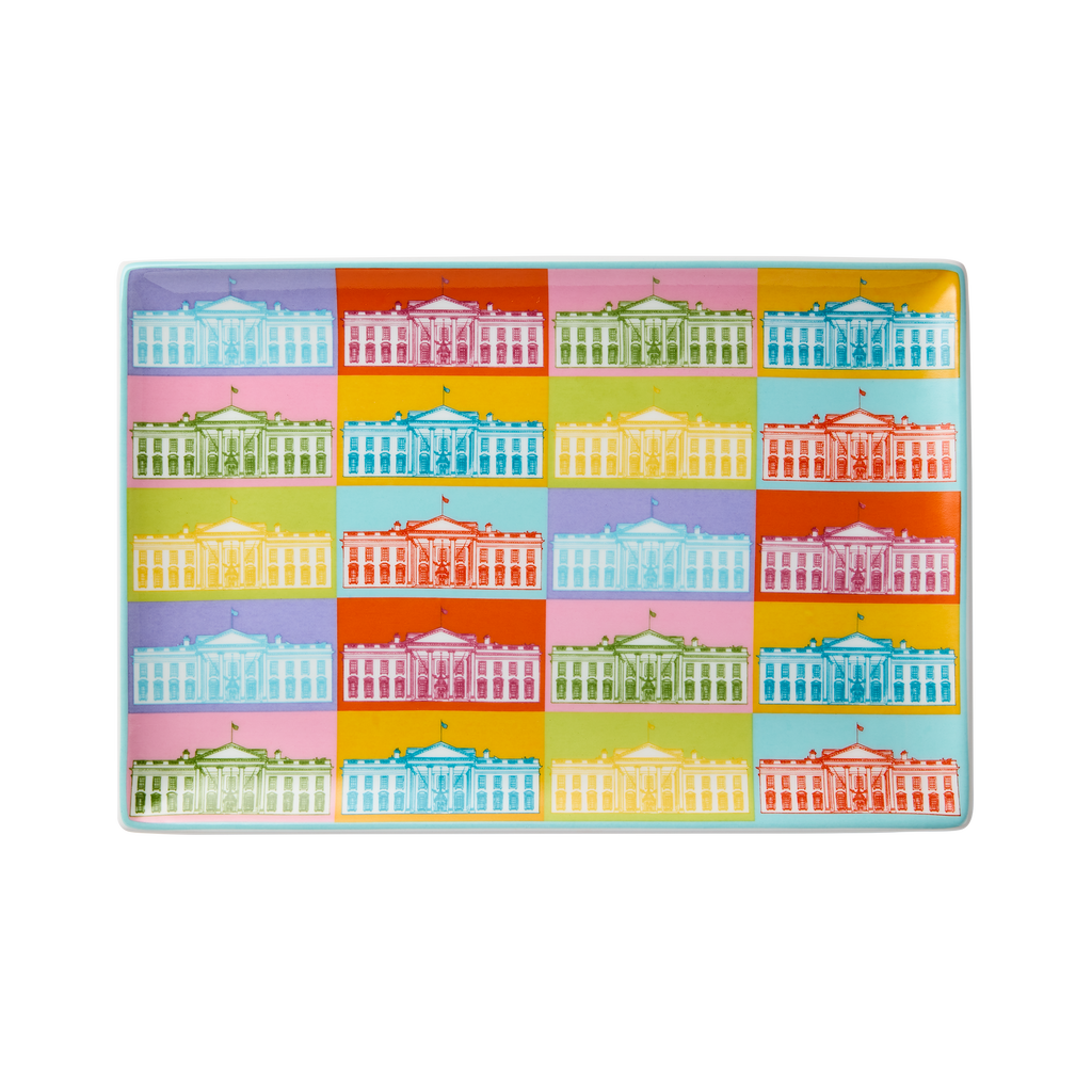 White House Pop Art Tray