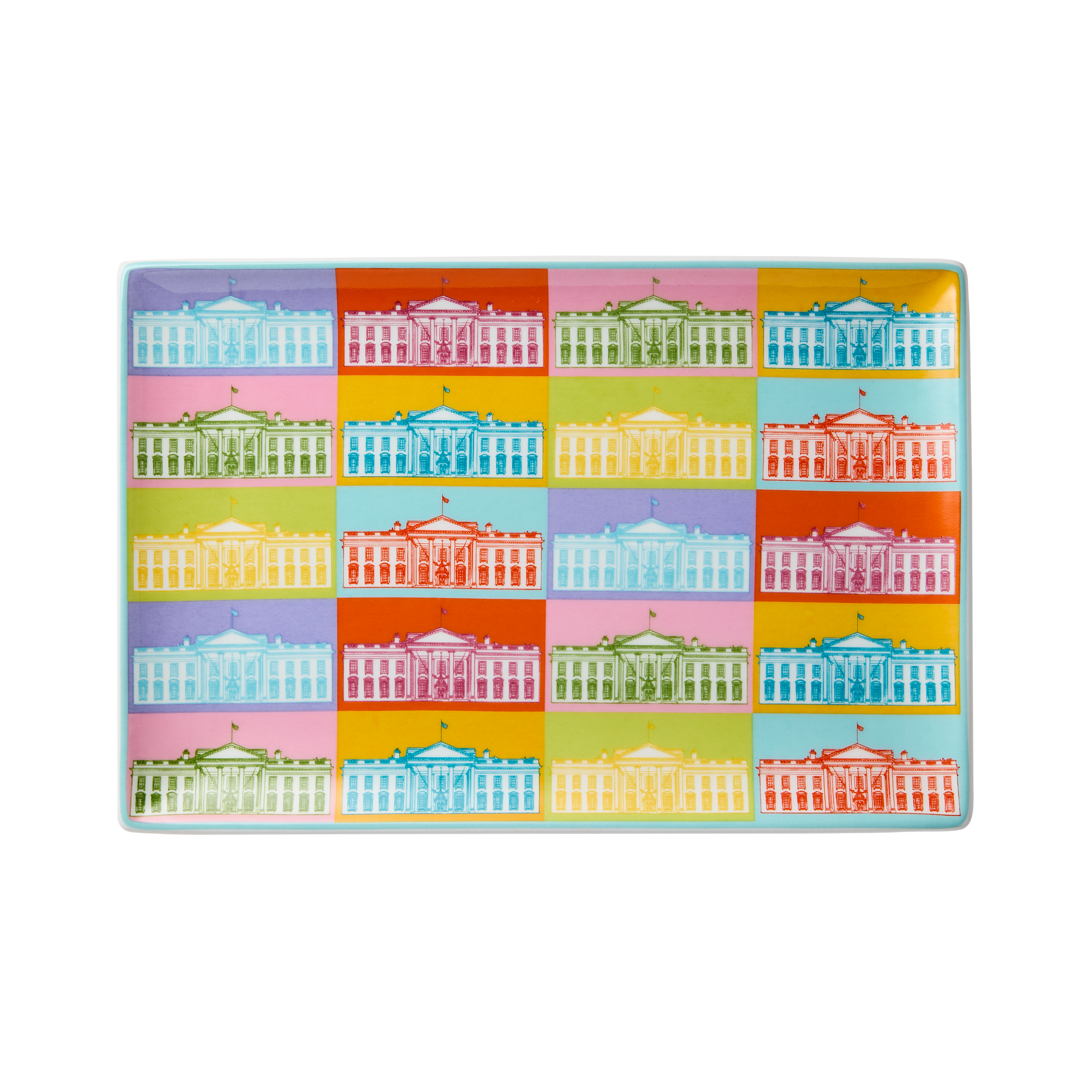 White House Pop Art Tray