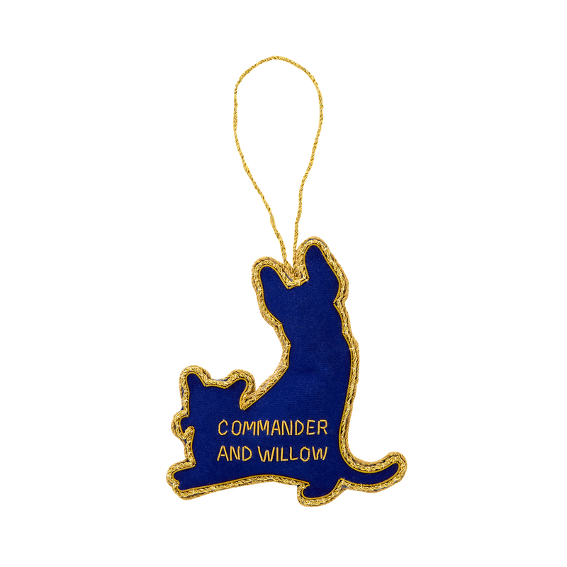 Commander & Willow Felt Ornament
