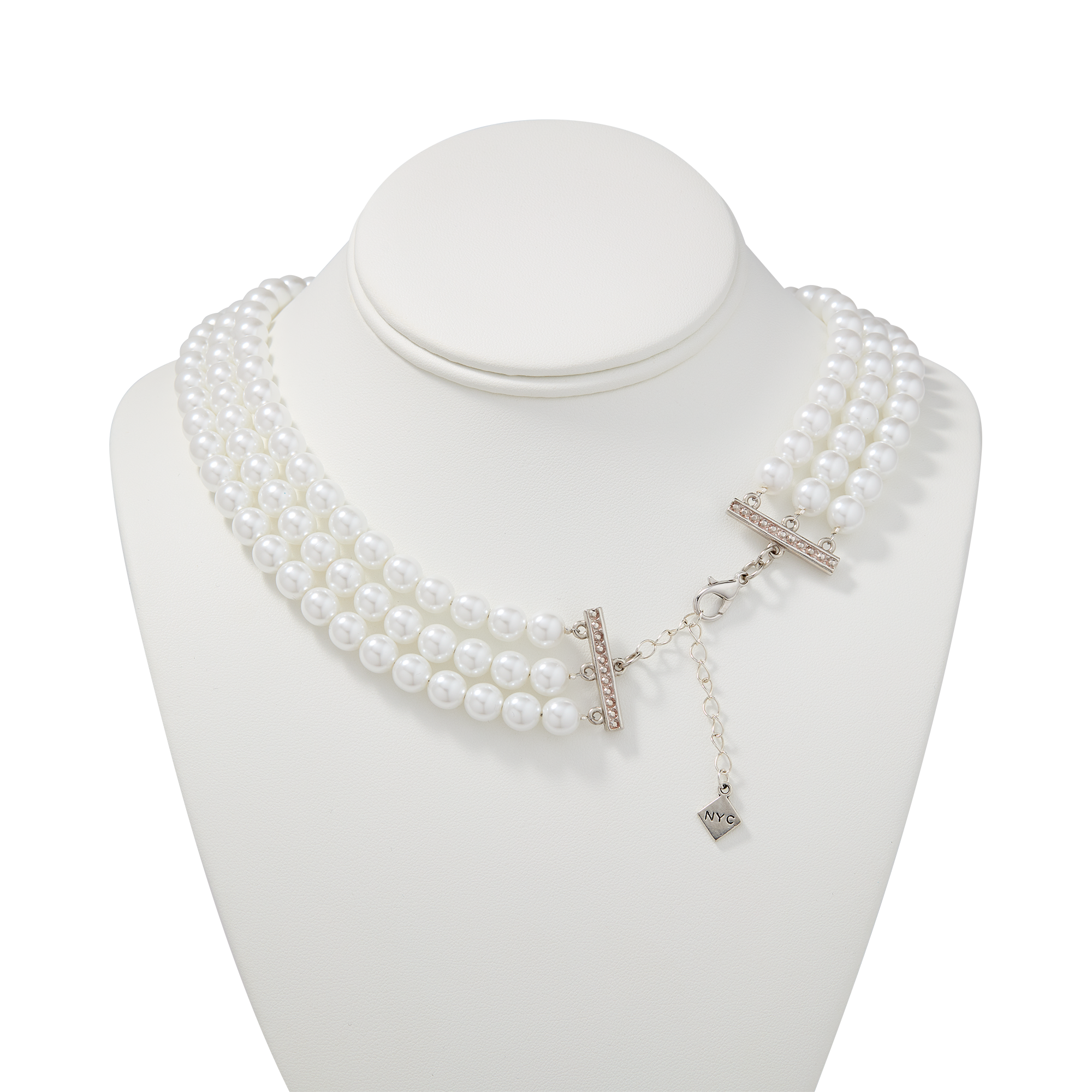 First Lady Jacqueline Kennedy's Three-stranded pearl necklace