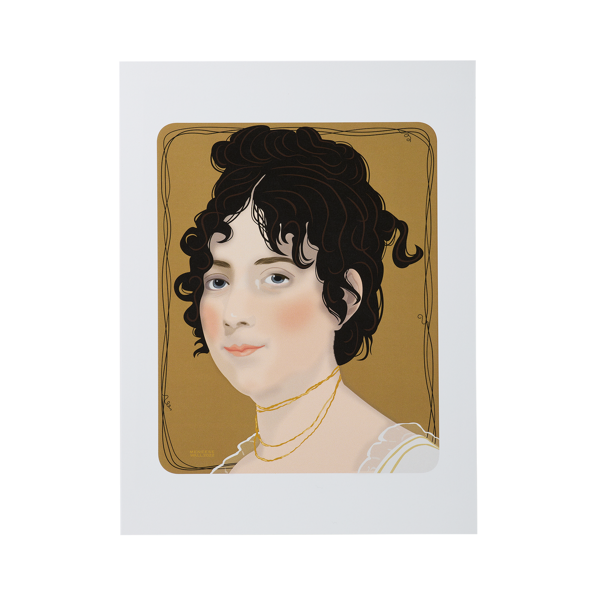 Portrait Print Example First Lady Portrait Art: Dolley Madison Print – White House Historical ...