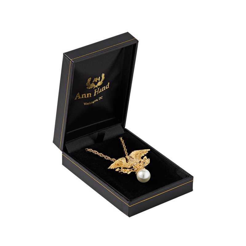 Eagle brooch 2025 with pearl