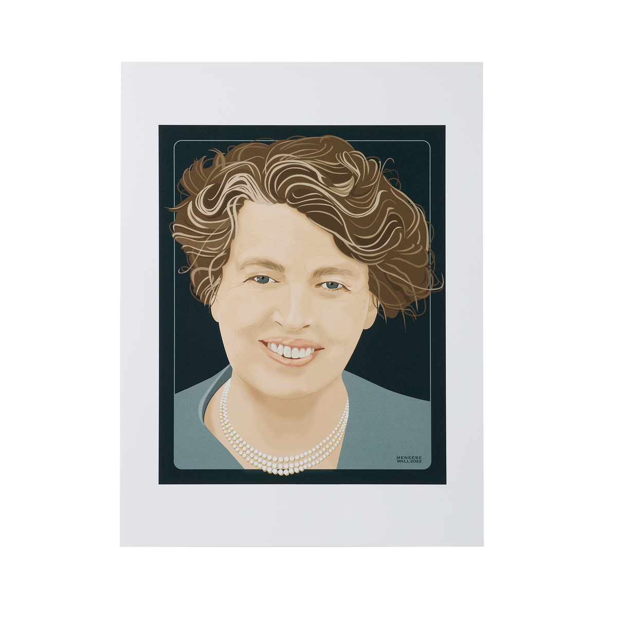First Lady Portrait Art: Eleanor Roosevelt Print – White House ...