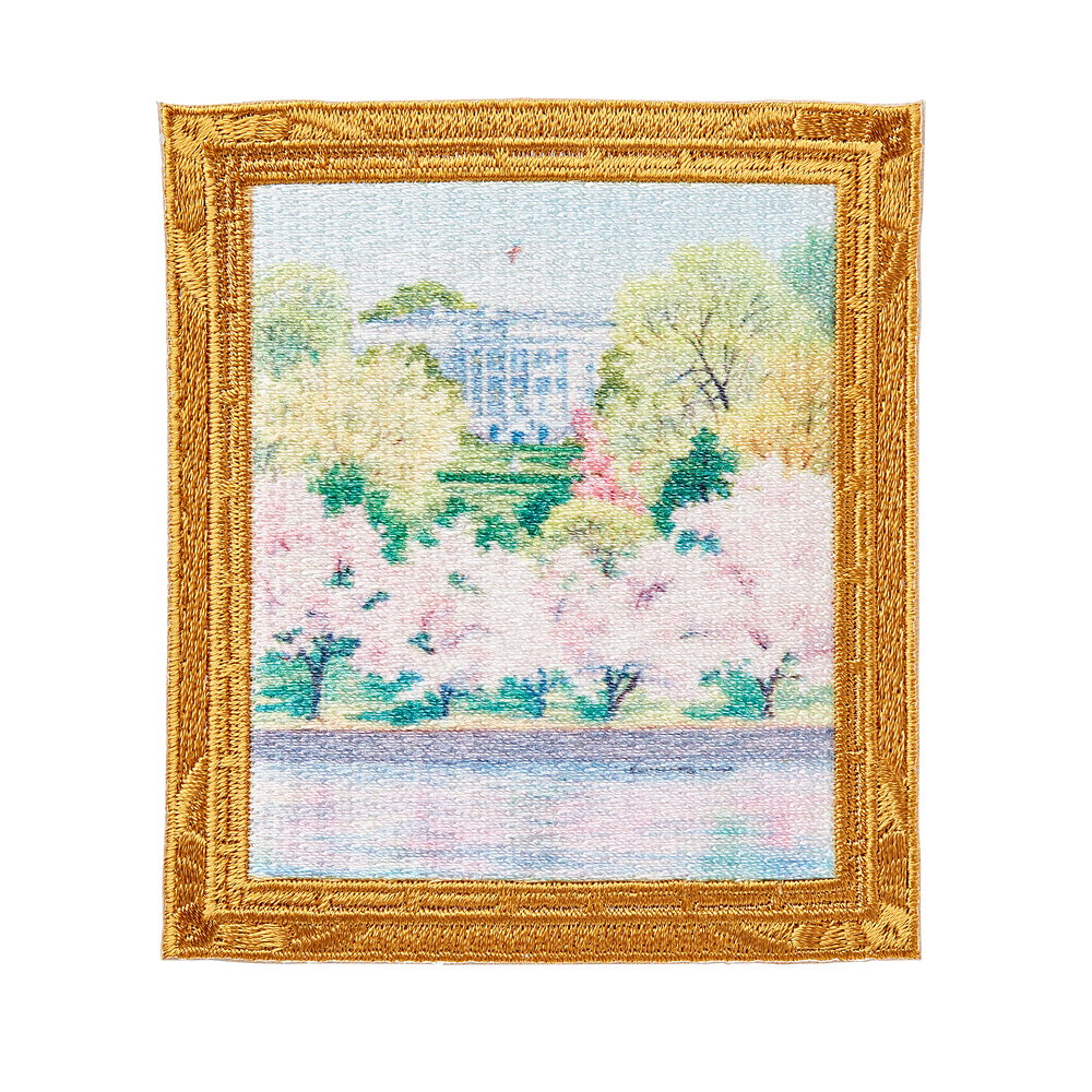 patch celebrates the annual cherry blossom season