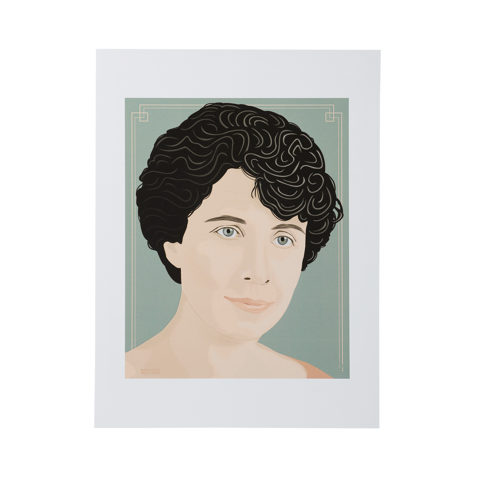 First Lady Portrait Art: Grace Coolidge Print