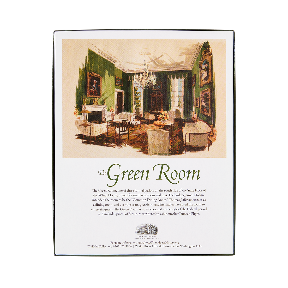White House Puzzle: Green Room – White House Historical Association