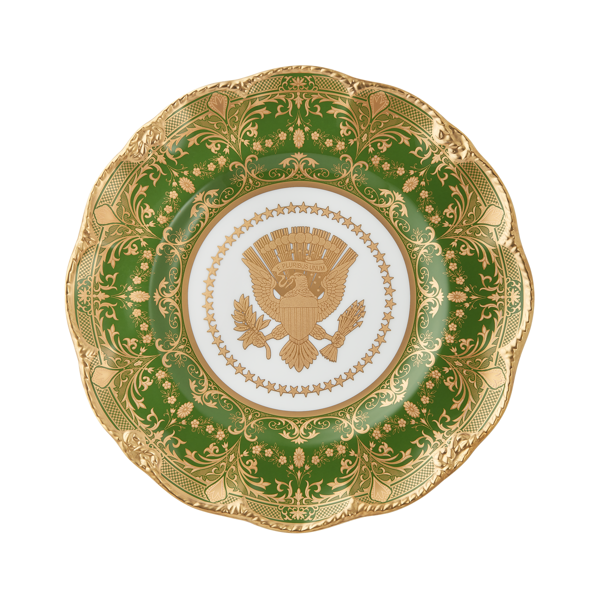 Whitehouse 名盤．本物come org盤．2ndプレス！ Green Room Presentation Plate – White House Historical Association