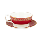 Red Room Tea for One-Teacup with saucer