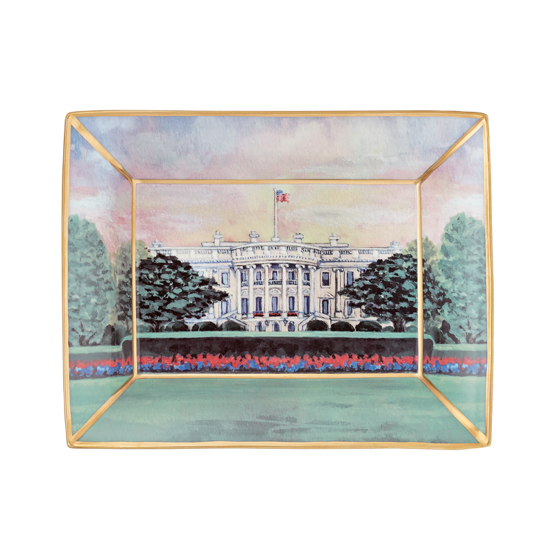 White House at Dawn Tray-Front