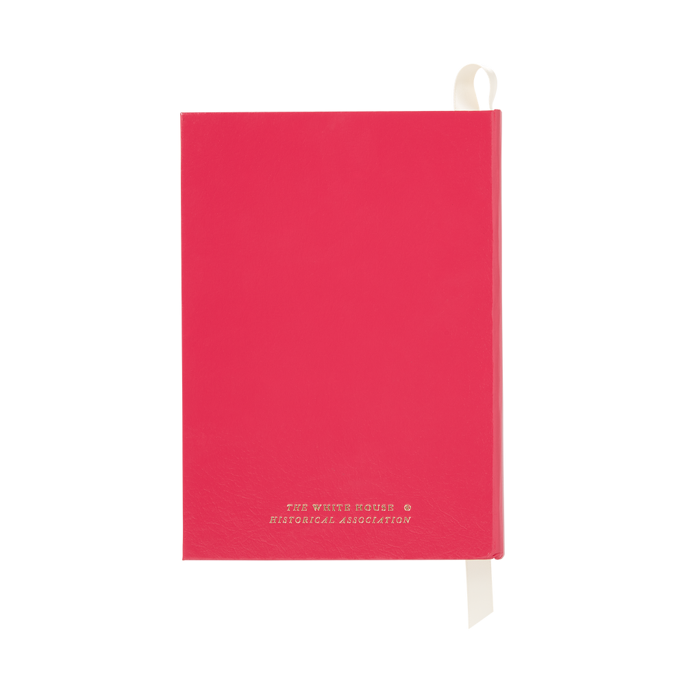 Large Fuchsia White House Notebook-Back