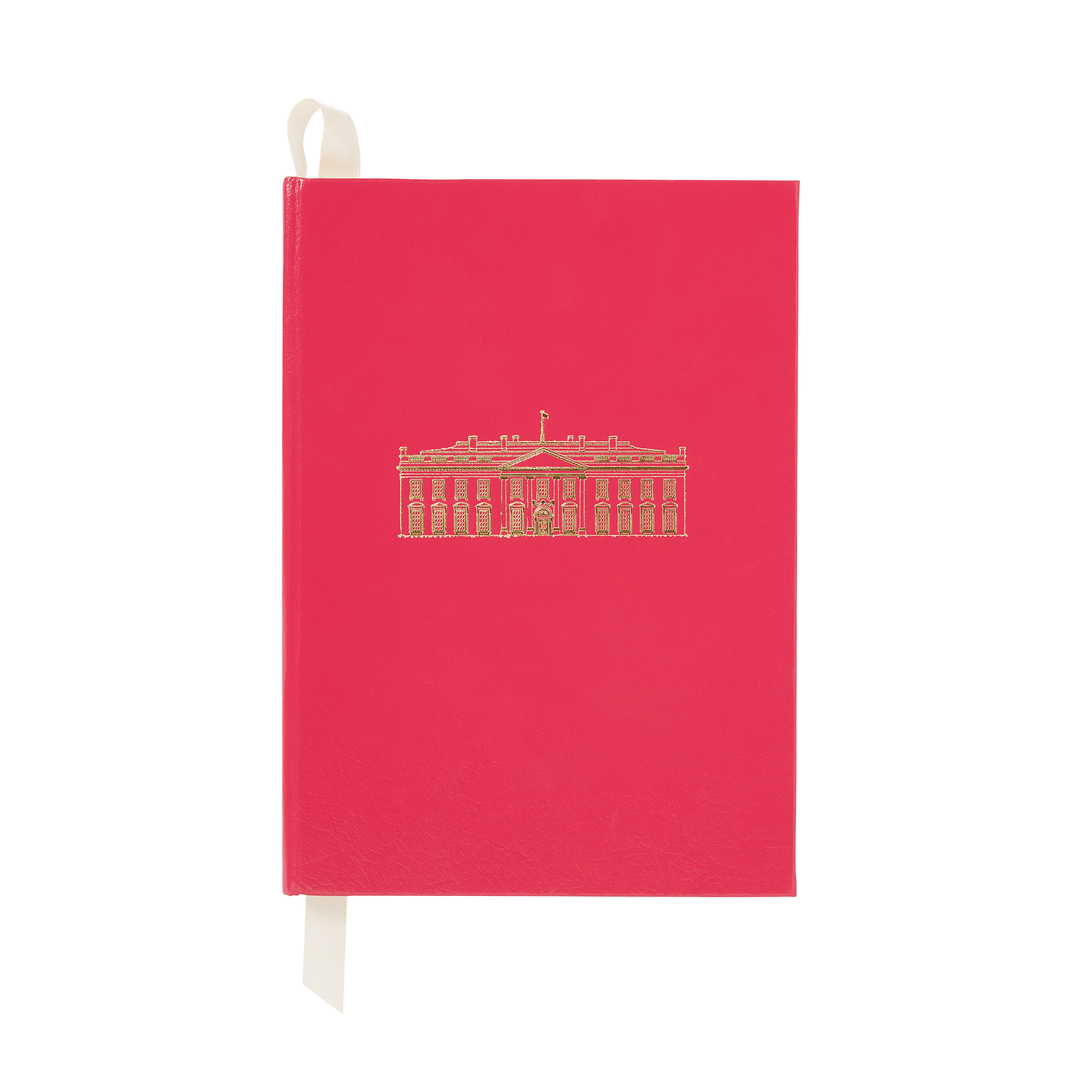 Large Fuchsia White House Notebook-Front