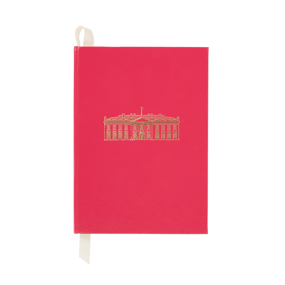 Large Fuchsia White House Notebook-Front