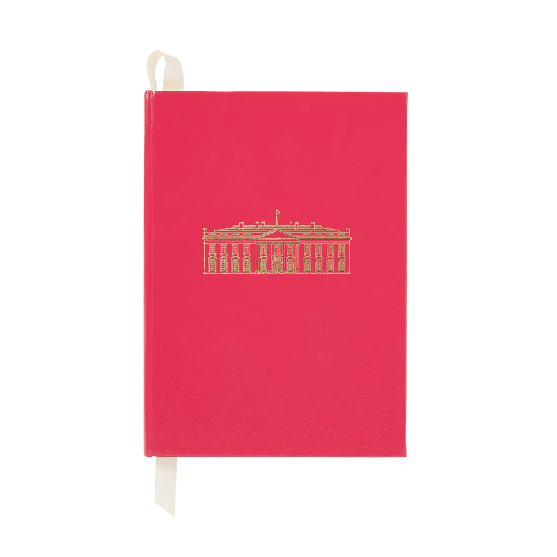 Large Fuchsia White House Notebook-Front