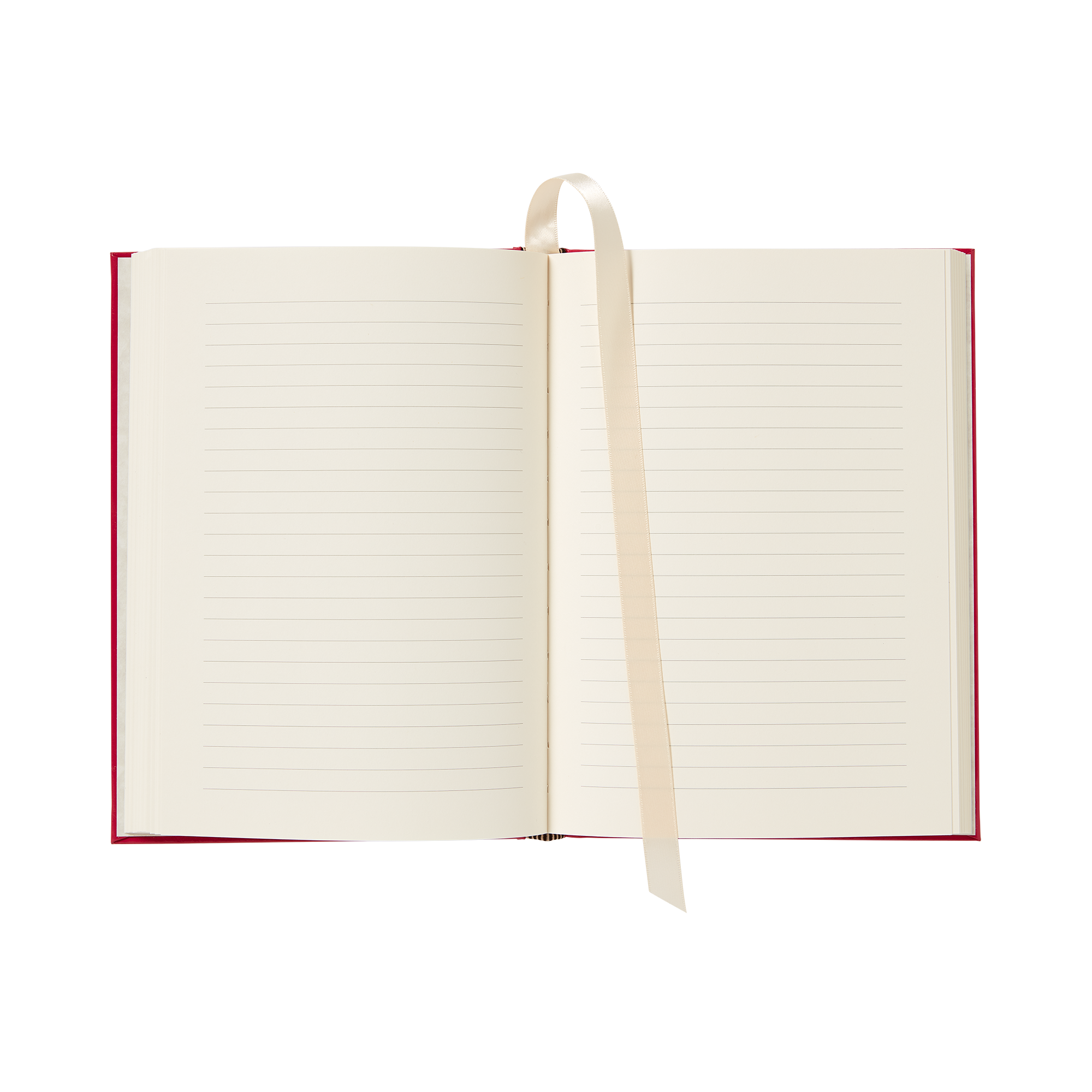 Large Fuchsia White House Notebook-Open Page