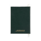 Small Emerald Green White House Notebook-Back