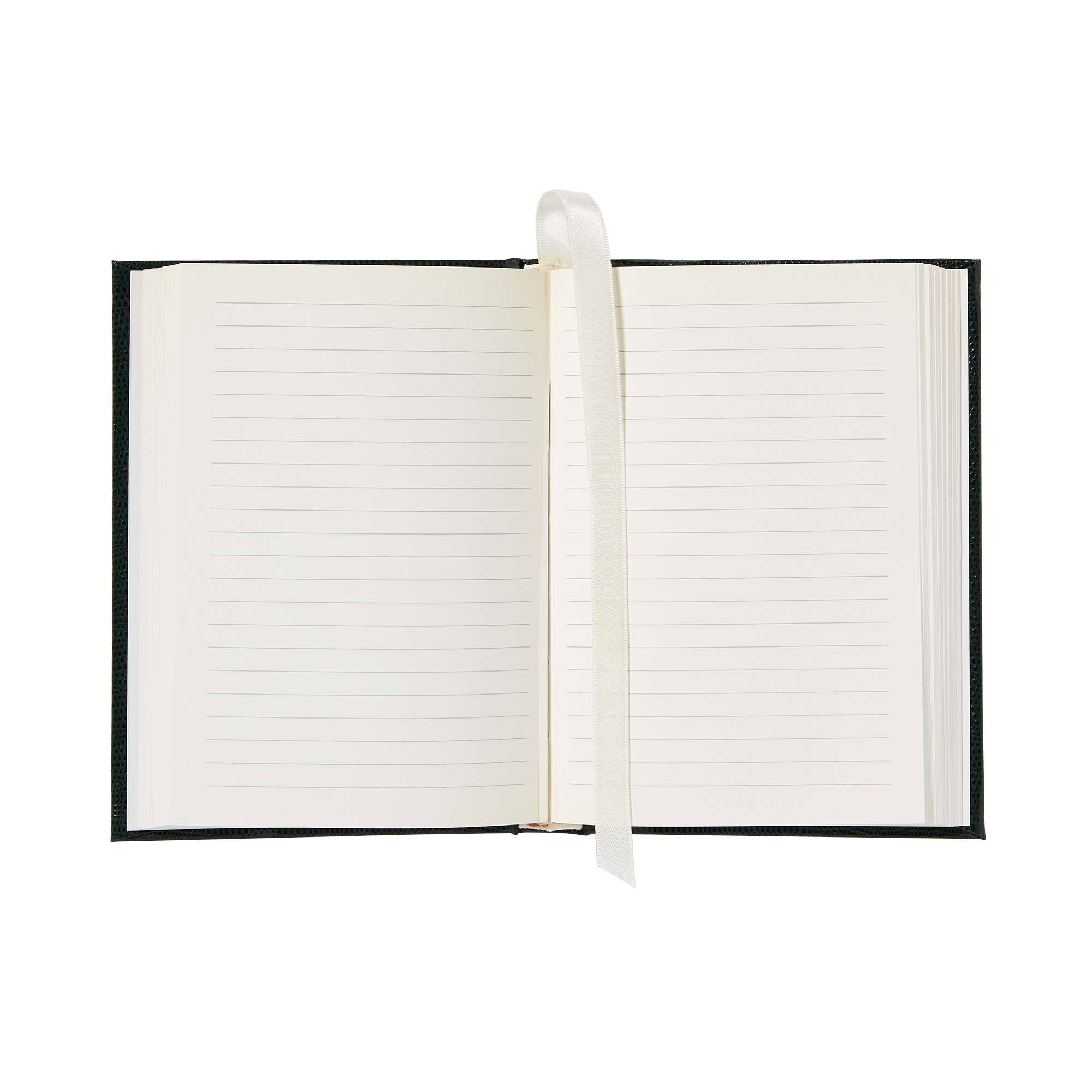 Small Emerald Green White House Notebook-Open Page