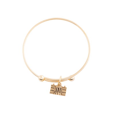 Buy Gold Plated Circle Of Protego Charm Bracelet by Outhouse Online at Aza  Fashions.