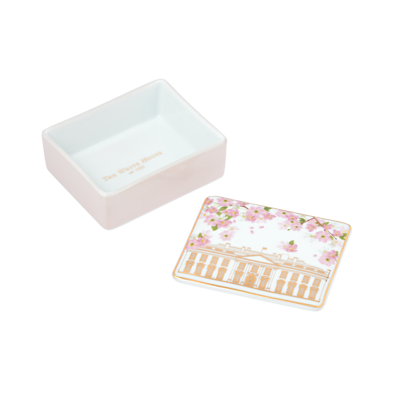 Cherry Blossom Lidded Box – White House Historical Association
