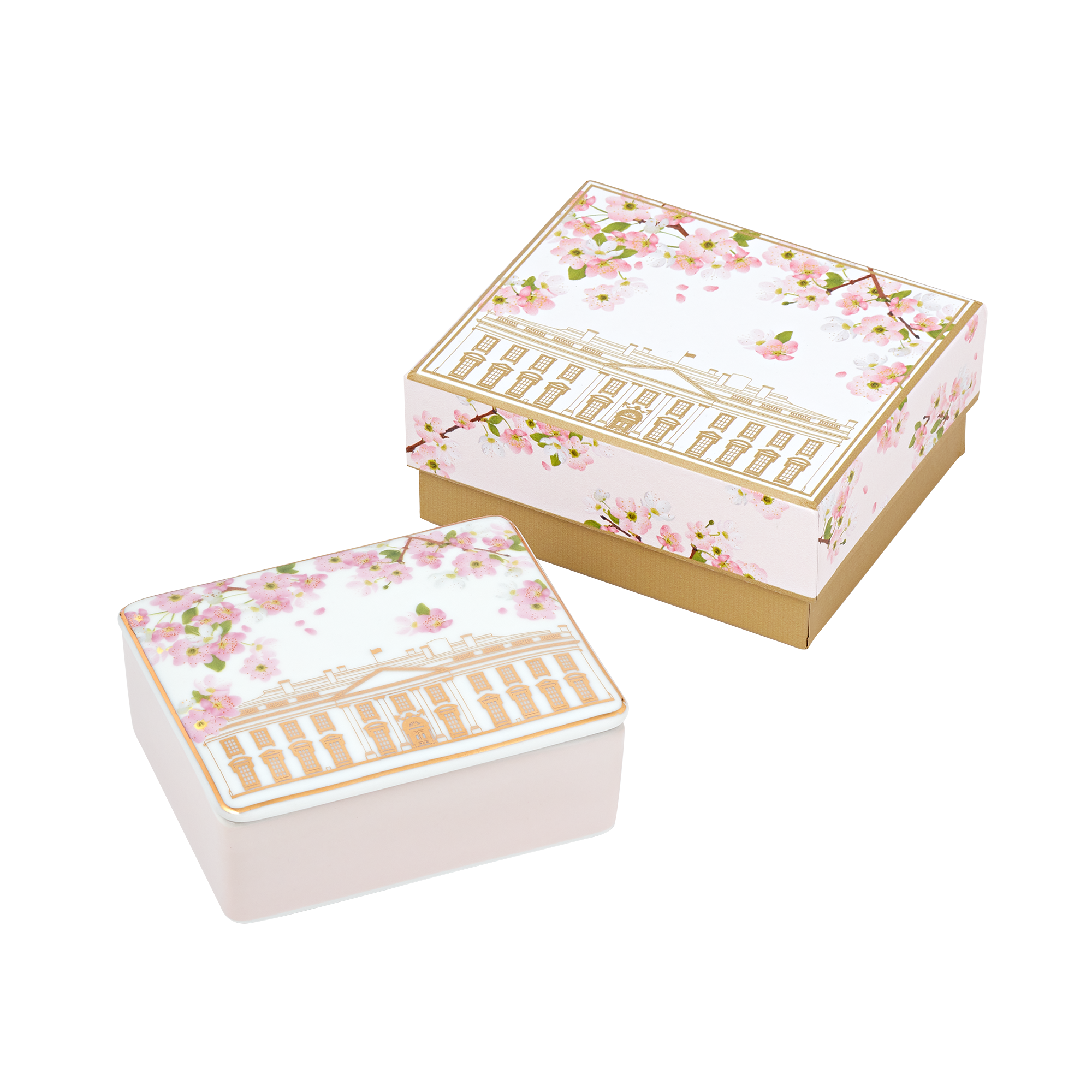 Cherry Blossom Lidded Box-Gift Box
