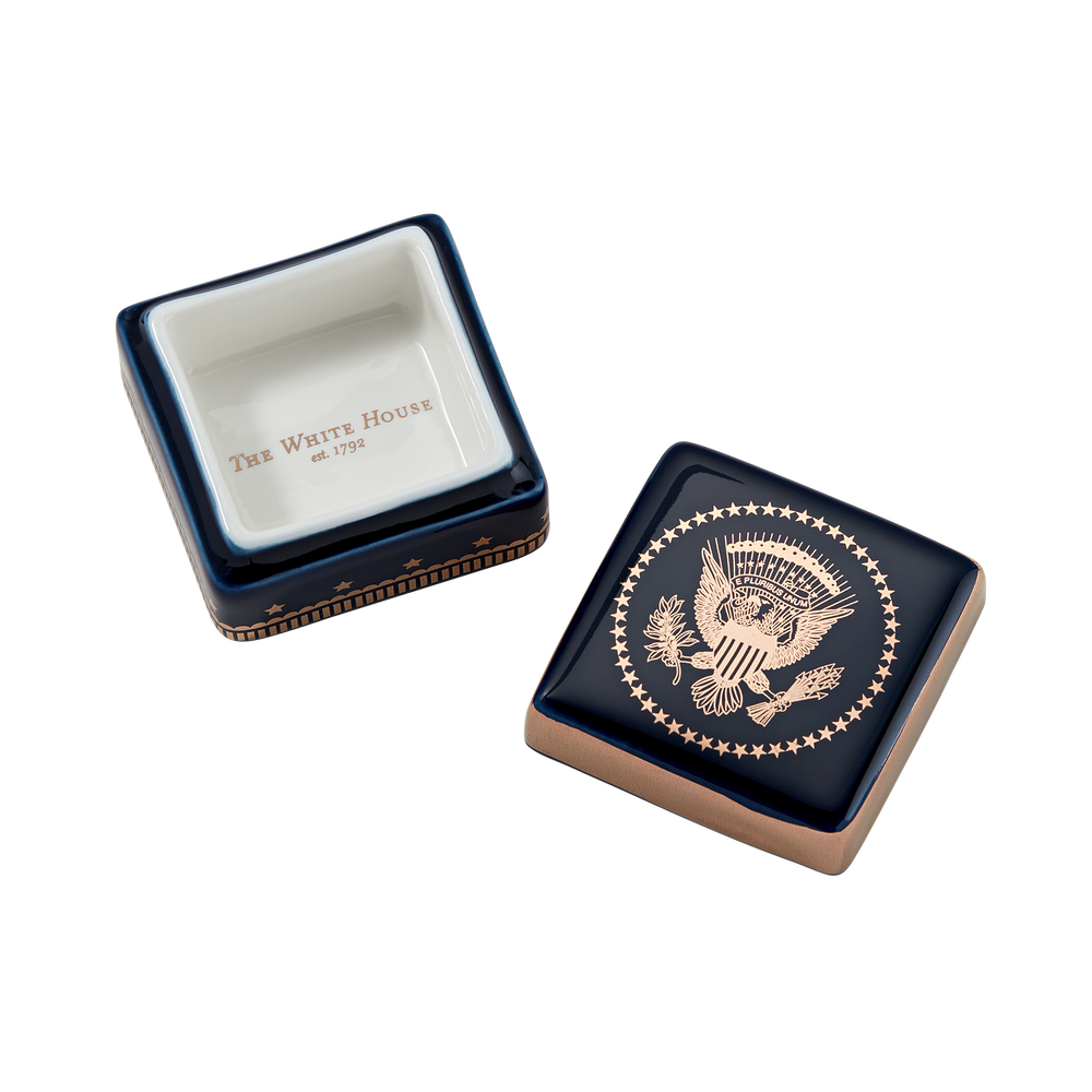 Navy Truman Seal Lidded Box-Inside