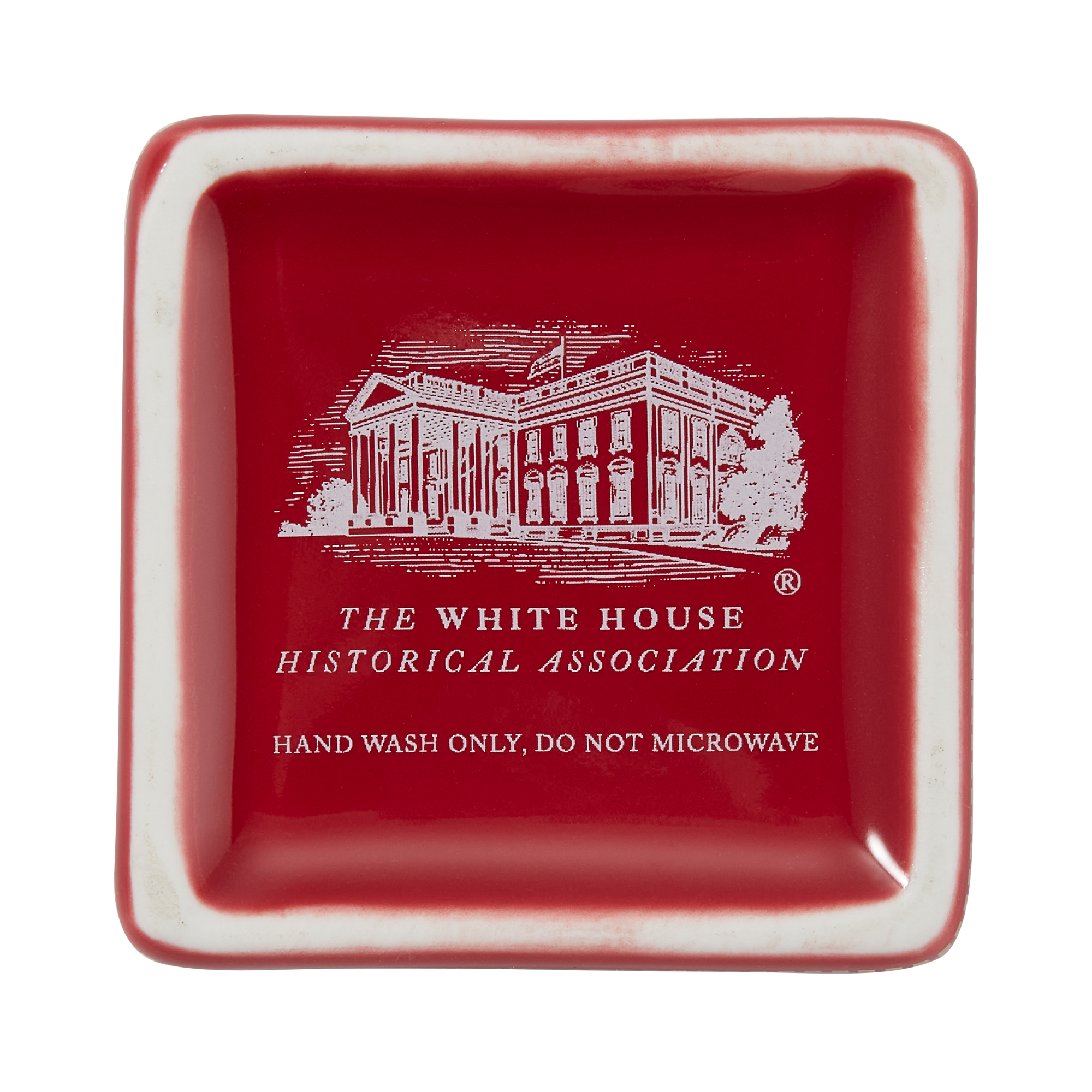Red Truman Seal Lidded Box-Bottom