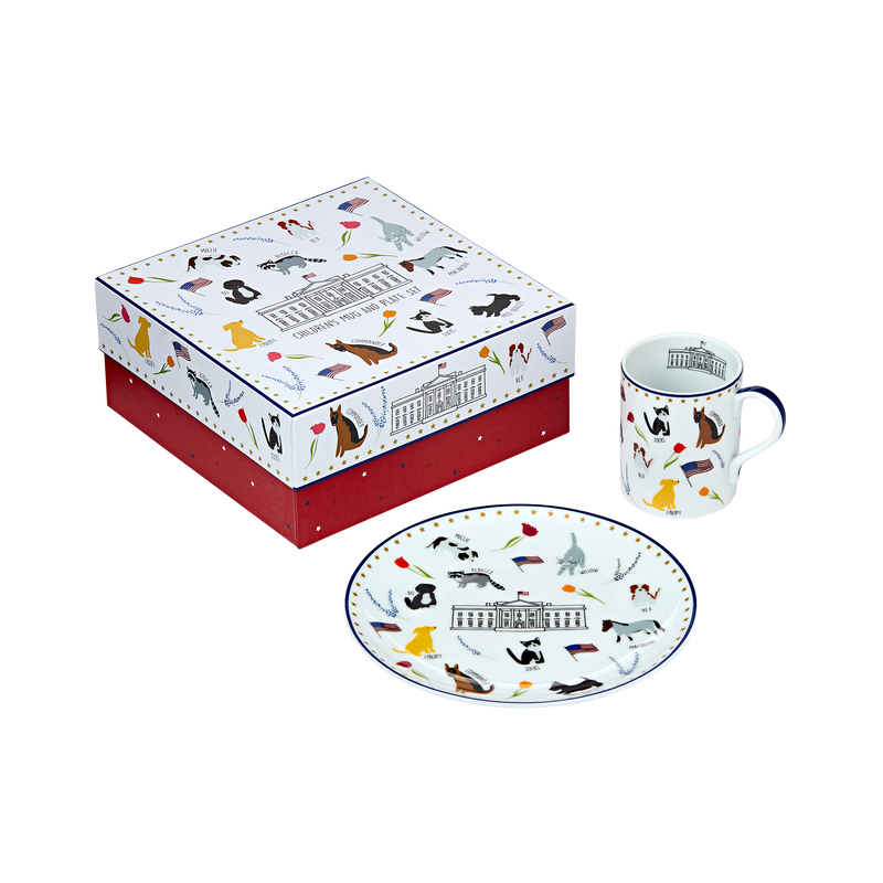 Presidential Pets Children's Mug & Plate