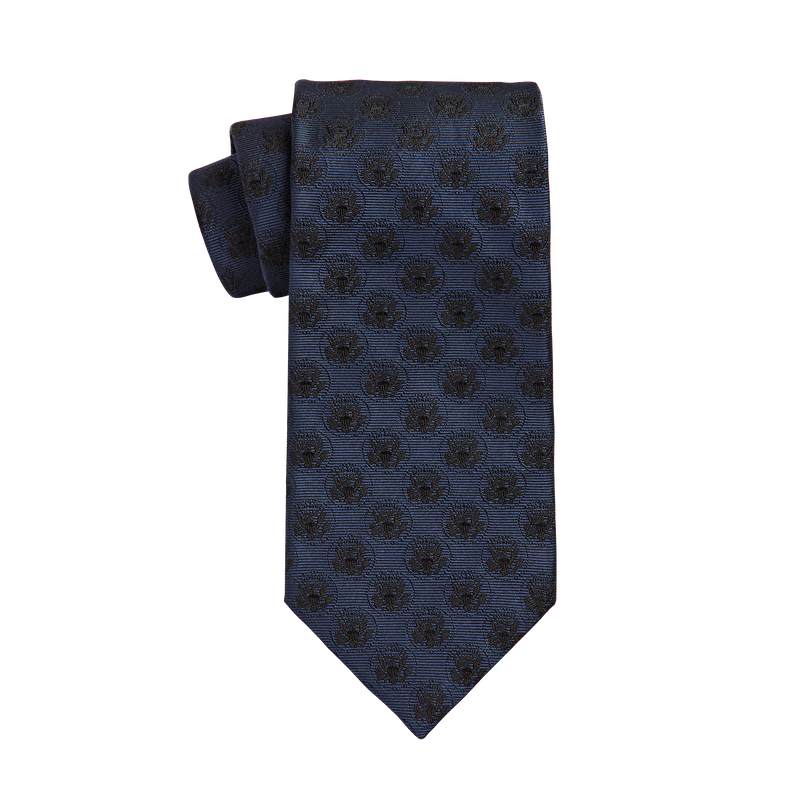 Brooks Brothers Navy Truman Seal Tie