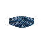 Vineyard Vines Navy White House Mask-Front