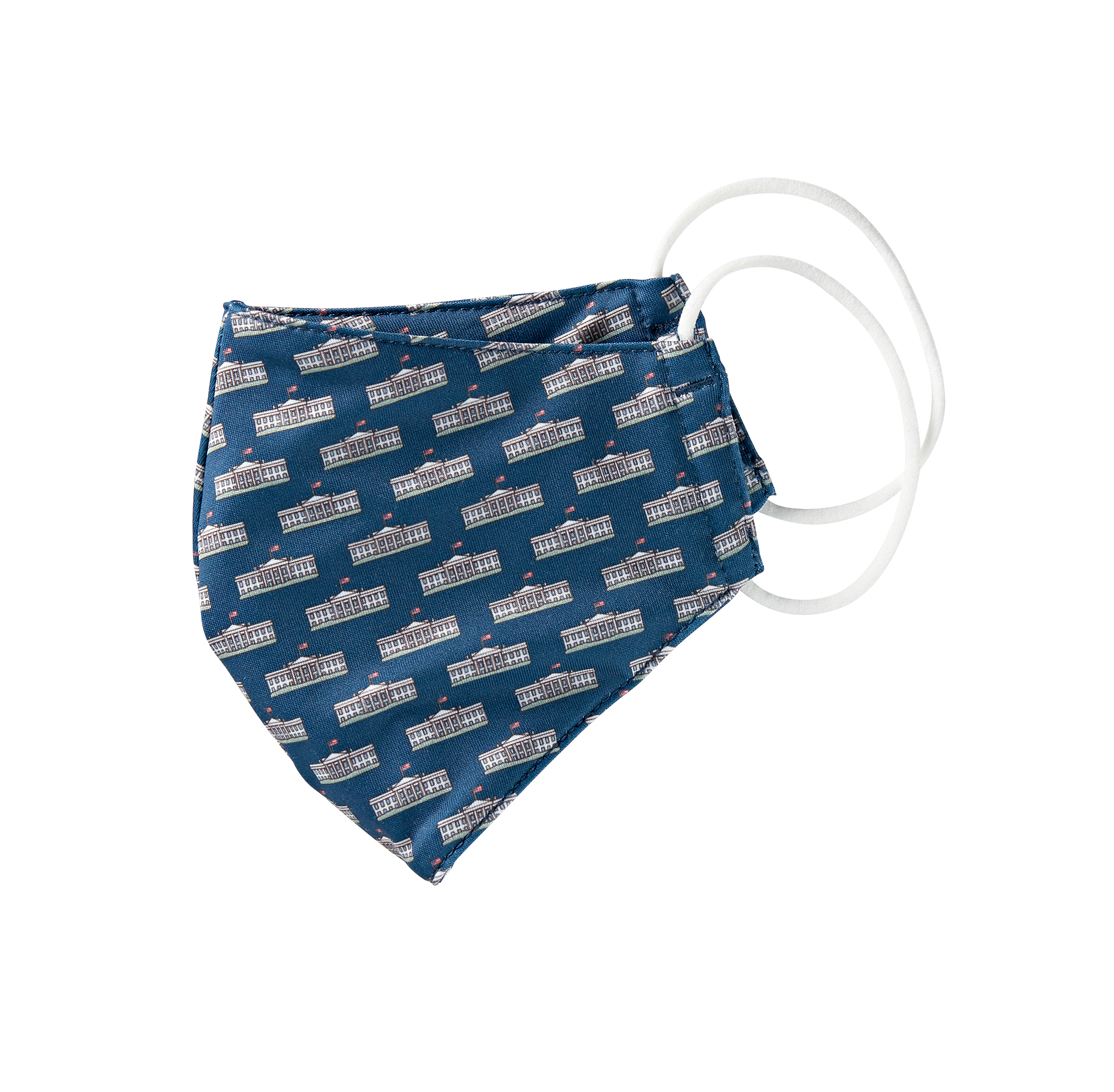 Vineyard Vines Navy White House Mask-Side
