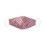Vineyard Vines Pink White House Mask-Front