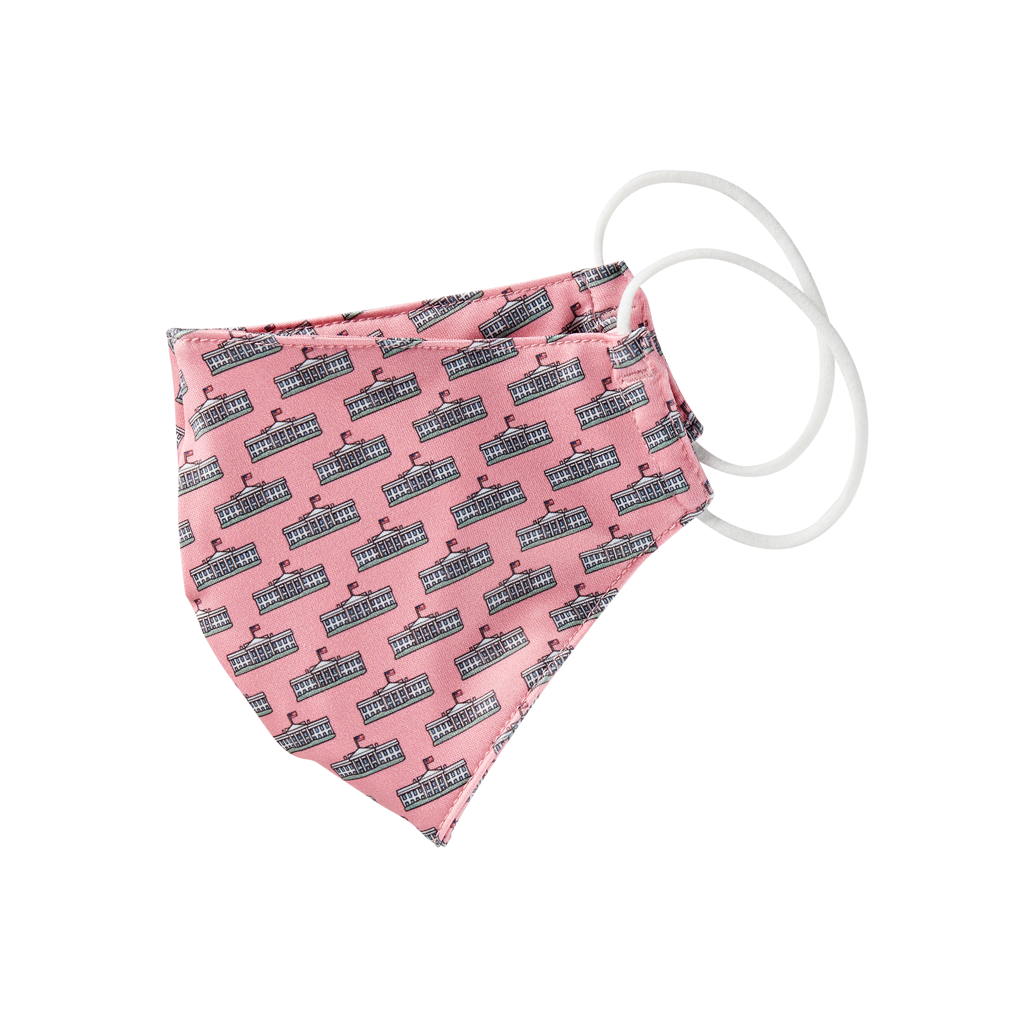Vineyard Vines Pink White House Mask-Side