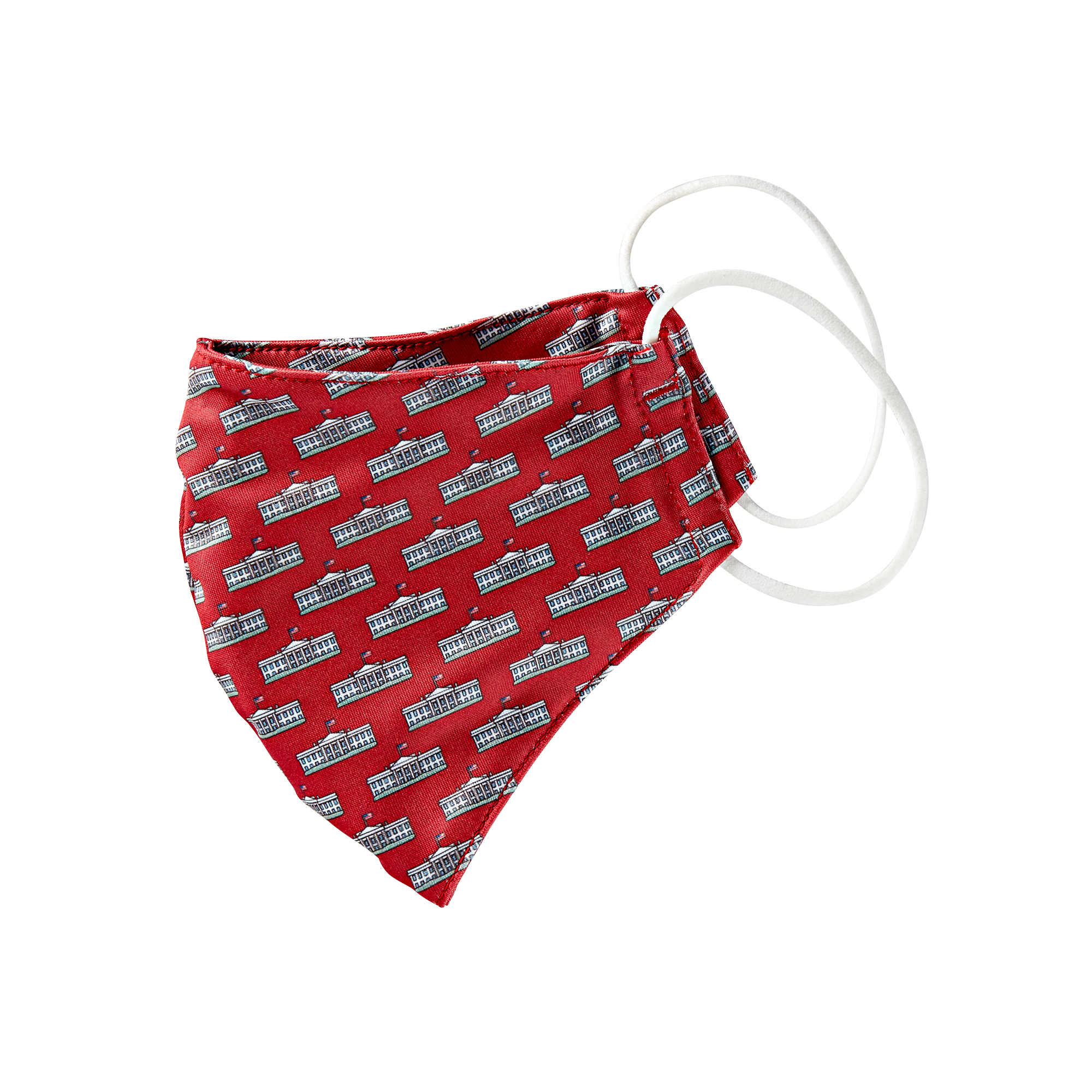 Vineyard Vines Red White House Mask-Side