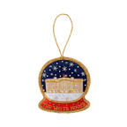 White House Snowglobe Ornament-Front