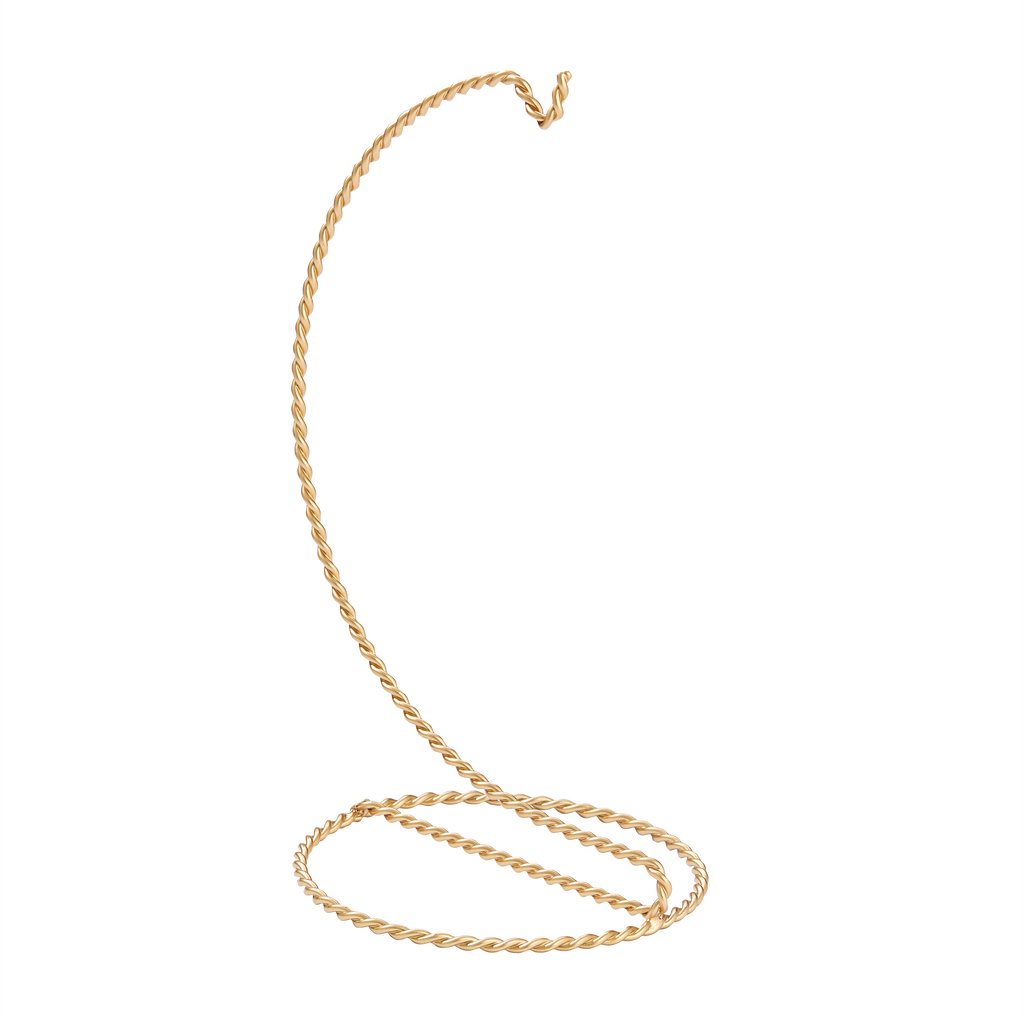 Gold Twist Ornament Stand