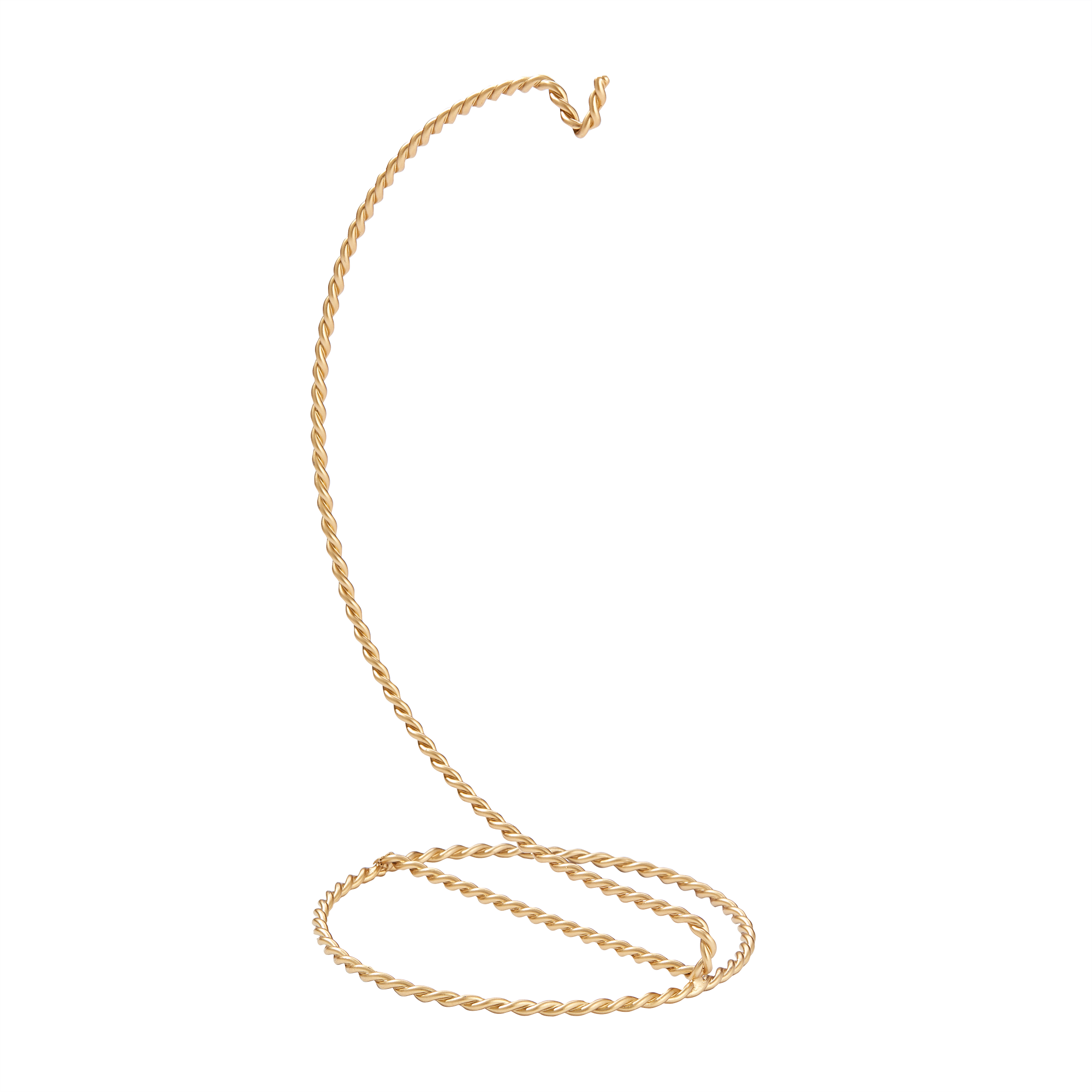 Gold Twist Ornament Stand